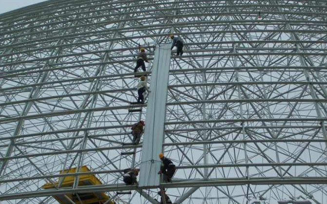 锡林格勒盟网架装配好以后应当留神哪八项验收事件